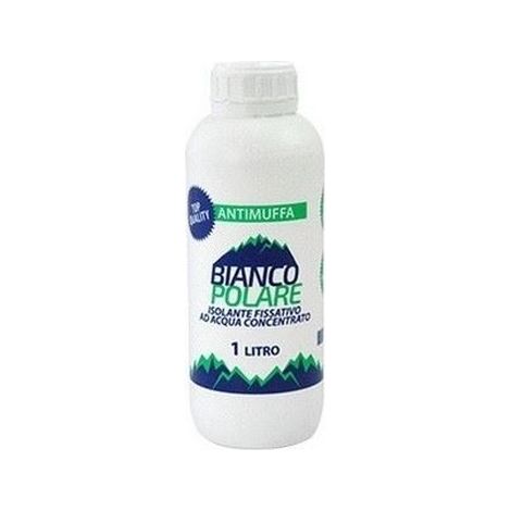 Isolant fixatif anti-moisissure mural blanc polaire 1 litre pour appret a' peinture peinture a' l'eau