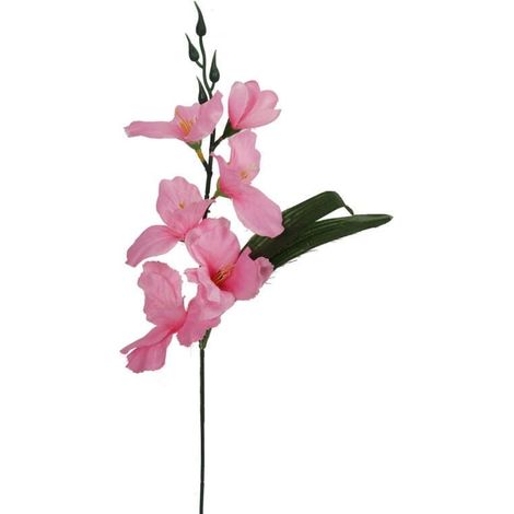 Fiore di gladiolo artificiale rosa chiaro, 54 cm (1/3)