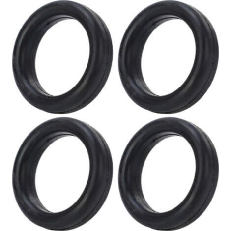 Soporte de escape BR554 de 4 piezas y 2 pulgadas con junta tórica, color negro, reducción de ruido, junta tórica de larga duración para vehículos. (1/4)