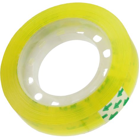 Ruban adhésif multi-usages, large et transparent, en sachets rechargeables pour l'école, le bureau, les loisirs créatifs et l'emballage cadeau. (1/5)