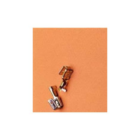 Blister con 10 terminali Faston maschio/femmina 6,3 mm non isolati 67-15222-00