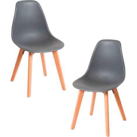 Packs Sillas Comedor - Pack 2 Sillas Kelen - Gris oscuro (1/5)