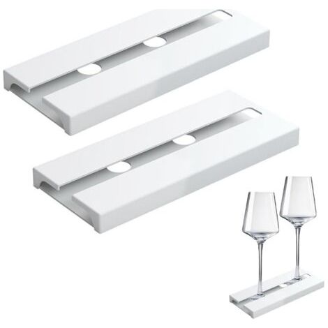 Sollbry 2 Pièces Porte-Verres à Pied Suspendu Support à Verre à Vin Suspendu Porte Verres Suspendu Support à Verre à Vin Porte-Verres à Vin Support de Verre à Vin Porte Verres Suspendu