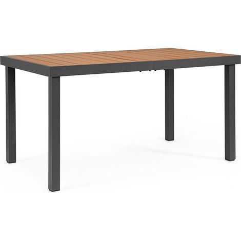 Tavolo "Niagara" struttura in alluminio verniciata a polvere piano in polywood per interni -190 cm (1/4)