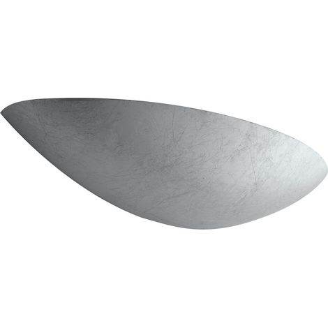 Fan Europe Livigno - Lámpara de pared Uplighter Yeso hoja de plata, G9