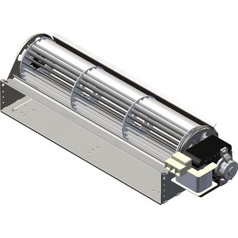 Ventilatore tangenziale motore destro lungo 300 mm diametro 65 mm