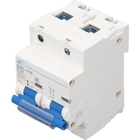 10 kA 125 A 500 V DC-Leistungsschalter, Überlastschutz, 36 mm DIN-Schiene, Miniatur-Leistungsschalter, hohe Schaltleistung (1/5)