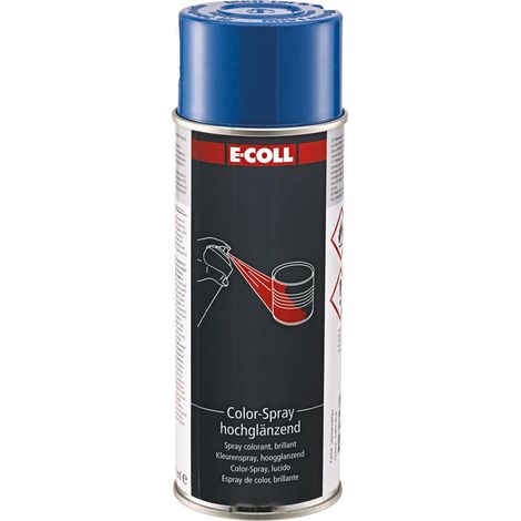 E-COLL Color-Spray, hochglänzend 400ml verkehrsblau (1/3)