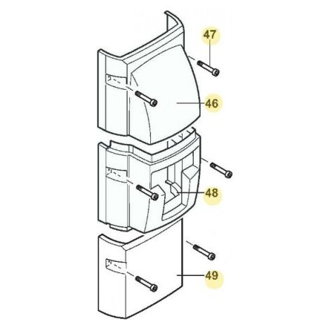 Capots d'habillage plastique pour preparateur solaire DUC750 (Colis EC84) DE DIETRICH 89807204 (1/5)