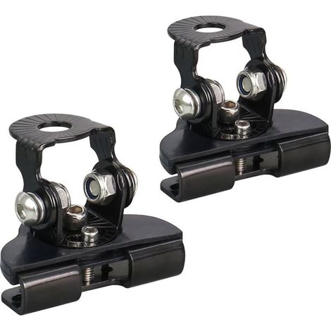 Halterungen für LED-Lichtleisten, LED-Scheinwerfer-Montagehalterungen, korrosionsbeständige Klemme aus Aluminiumlegierung für Scheinwerfer/Kennzeichenhalterungen, passend für die meisten Pkw, Lkw und 