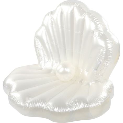 Matelas gonflable flottant Pearl Shell pour piscine, bouée gonflable (1/5)