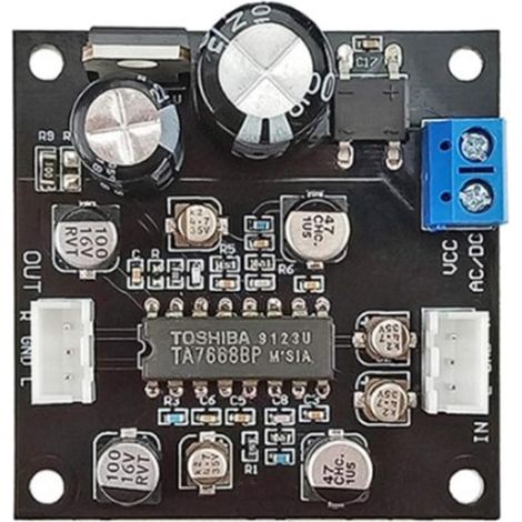 TA7668 Lecteur de Bande PréAmplificateur Amplificateur Bande Pont Carte MagnéTique TêTe PréAmpli Audio Enregistreur Radio de Bureau Bricolage (1/5)