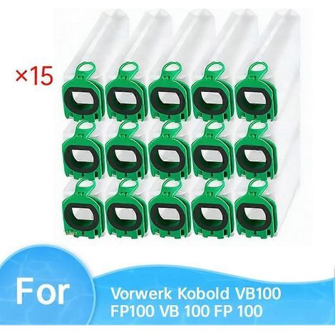 Sac à poussière pour aspirateur Vorwerk Kobold VB100 FP100