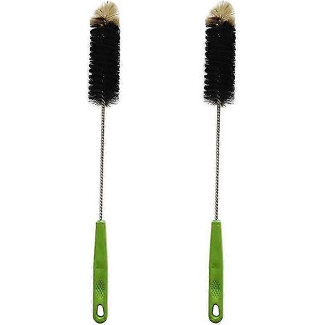Goupillon, brosse de nettoyage à long manche pour bouteilles à col étroit et long, pour l'eau, la bière, le vin et les boissons sportives. (1/5)