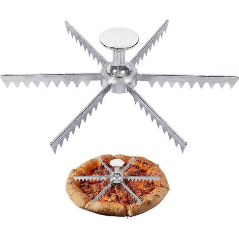 Coupe-tarte, diviseur à gâteau, outil de pâtisserie, marqueur pour tartes et gâteaux, diviseur à gâteau en alliage d'aluminium pour découper gâteaux, pizzas, tartes, ustensile de cuisine, séparateur à (1/5)