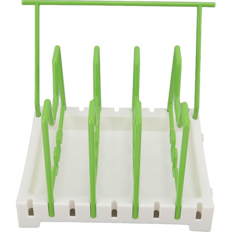 Robuster PP-Topfdeckelhalter, platzsparend, stabiler und rutschfester Boden, vielseitig einsetzbar, Typ C (1/5)