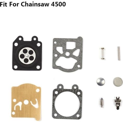 Nouveau kit de réparation de carburateur accessoires de tondeuse à gazon débroussailleuse scie à chaîne kit de réparation huile de coupe scie carburateur 4500 (1/5)