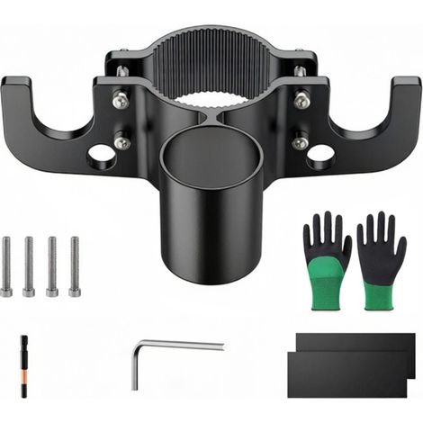 Organizador de cadena para remolque de aleación de aluminio de alta resistencia, soporte para enchufe de 7 pines para caravanas, accesorio de remolque, gestión segura de la cadena