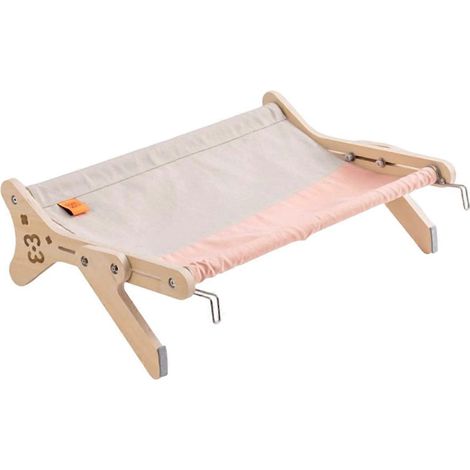 Verstellbare Katzenhängematte fürs Fenster, robust, Tragkraft 18 kg, rosa, waschbar, für Wohnungskatzen.