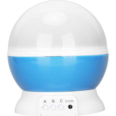 360-Grad-Drehsternprojektor-Nachtlicht mit LED-Projektor für Babyzimmer, Schlafzimmer, Party (1/5)