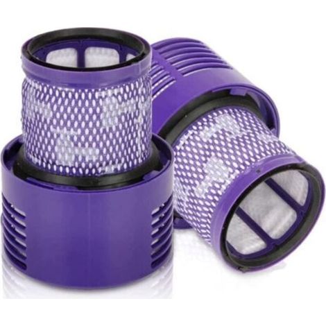 2er-Pack Filter für Dyson V10 und SV12 Staubsauger, Cyclone Series Absolute Animal Motorhead Total Clean, waschbar und wiederverwendbar, ersetzt V10-Teilenummer 969082-01-Crezuo