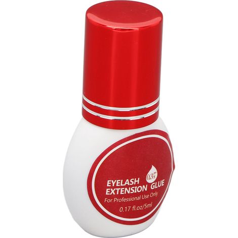Colle pour extensions de cils 0,3s séchage rapide, tenue forte et durable, adhésif professionnel noir 5ml pour pose de faux cils. (1/5)