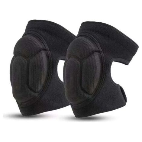 1 Paire de Genouillères de Travail, Genouillères de Jardin de Protection Noires Genouillères Antidérapantes, Anti-Collision, Genouillères de Jardin Multifonctionnelles - Noir (1/4)