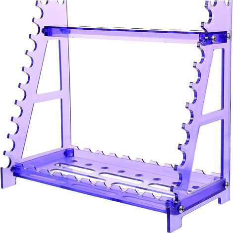 Support de Pipette Portable en Ps Pourpre, Détachable Changement Rapide, Rack de Rangement pour Laboratoire et Expérience Scientifique (1/5)