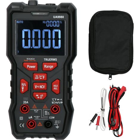 UA9988 Digitalmultimeter – Misst Wechsel- und Gleichspannung, Stromstärke, Kapazität und Widerstand (1/5)