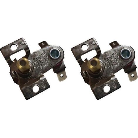 2 thermostats de four KST-168 250 V 16 A T250 0-250 °C 270° Trou de vis d'angle M4 ( ) (1/5)