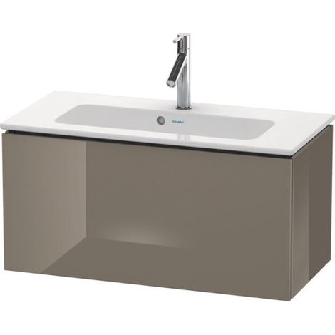 Duravit L-CUBE Mueble bajo lavabo compacto 400x820x391mm franela gris brillante (1/5)