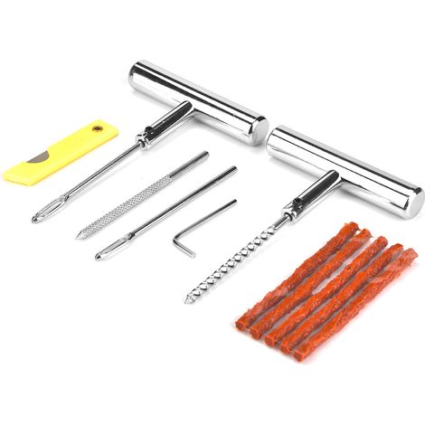 13-teiliges Reifenreparaturset für Autos und Motorräder mit Tragetasche (1/5)