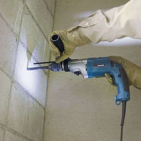 Makita – Perceuse à percussion 13MM 1010W 2 vitesses – Mandrin auto-serrant 13 mm – Coffret MAK-PAC – Éclairage intégré pour zones sombres — vue 3