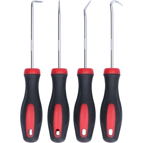 4 pièces Pick Hook Set Précis Voiture Automotive O Ring Joint D'huile Extracteur de joint 150mm (1/2)
