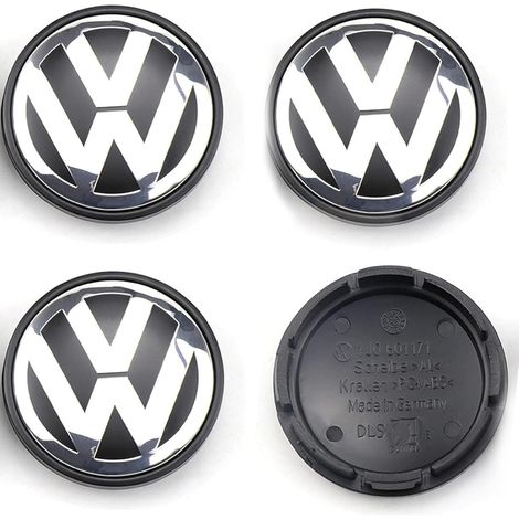 4 enjoliveurs pour Volkswagen, 65 mm, cache-moyeux (1/3)