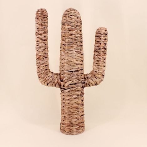 Cactus en fibres naturelles 74cm (1/5)