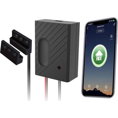 1 Commutateur WiFi Pour Ouvre-Porte De Garage, Compatible Tuya, Alexa, Google, Contrôle Vocal Et Application