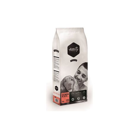 CIBO CANE AMITY 15 KG ADULT SALMON RICE