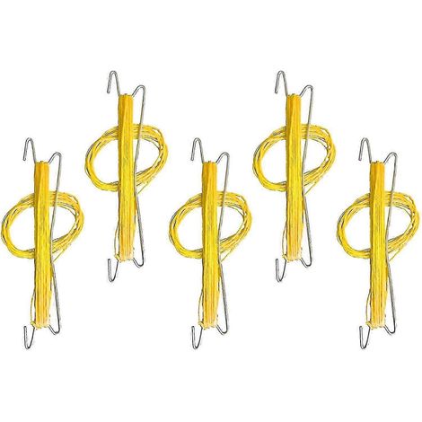 Crochets pour plantes grimpantes, support pour tomates, ficelle de support pour plantes grimpantes : toute plante pouvant être palissée verticalement peut être soutenue par un support aérien.-yellow