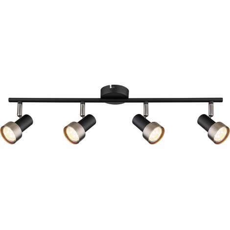 KONRAD, INDOOR CEILING LAMP, MATTE BLACK METAL LAMP WITH SIL (1/4)