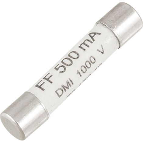 Fusibles à Coupure Rapide 1000V 500Ma Céramique 6,3x32mm Blanc (1/2)