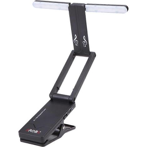 Wiederaufladbare Musiklampe AL-1 mit Klemme, kompatibel mit Klavier, LED-Bühnenlicht, universell, kompakt, tragbar, USB-Ladefunktion (1/5)