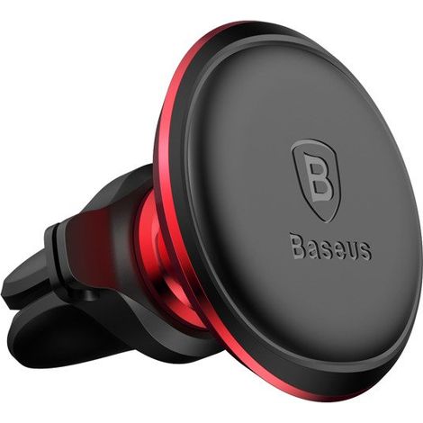 Soporte magnético para teléfono de coche para la rejilla de ventilación, color rojo (1/5)