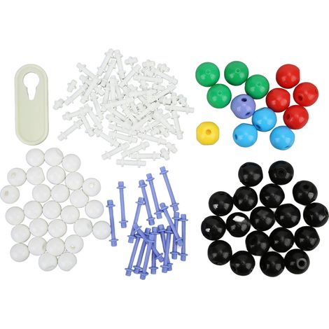 Molecular Model Kit C Carbon Equation Environmental Plastic Organic Chemistry Model Kit for Laboratory Teaching (1/5)