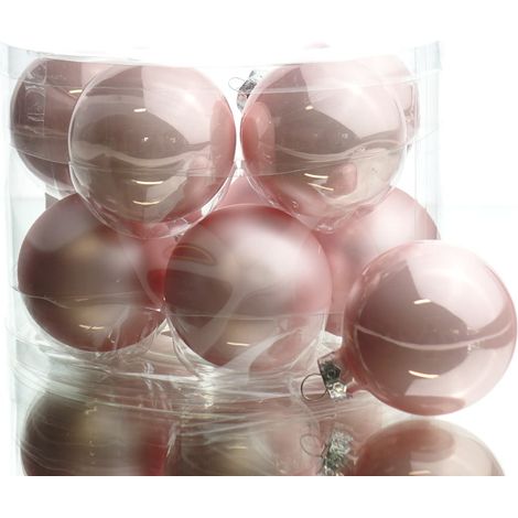 Weihnachtskugeln aus Glas, Durchmesser 6 cm, 10er-Set (1/2)