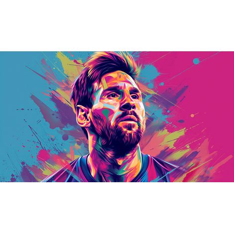Papier peint panoramique Football - Joueur de Foot - 130 cm x 73 cm (1/2)