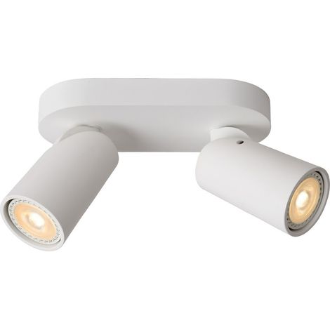 Lucide XYRUS - Deckenstrahler - LED Dim to warm - GU10 - 2x5W 2200K/3000K - Weiß (1/5)
