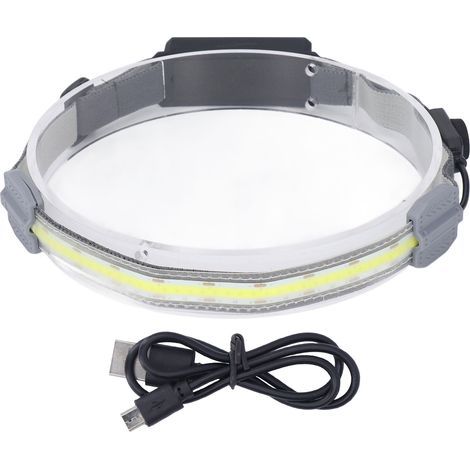 Super bright COB headlamp, 4 modes, IPX4 waterproof, rechargeable, for running, hiking, fishing (1/5)