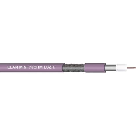 ELAN 70I136 Koaxialkabel Außen-Durchmesser: 4.8 RG179 75 Ω  Violett 25 m
