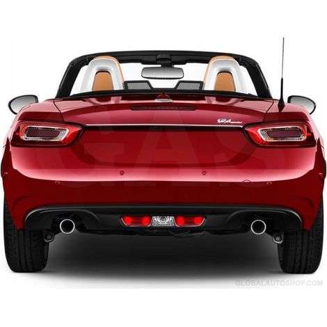 Fiat 124 Spider - Embellecedor cromado para el portón trasero (1/4)